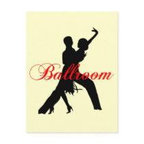 Ballroom dancing post cards