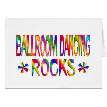 Ballroom Dancing Rocks Cards