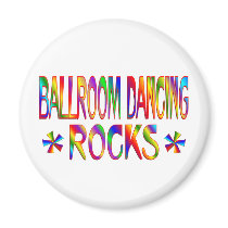 Ballroom Dancing Rocks Refrigerator Magnet
