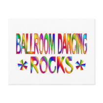 Ballroom Dancing Rocks Postcard