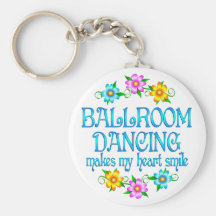 Ballroom Dancing Smiles Keychain
