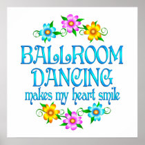 Ballroom Dancing Smiles Poster