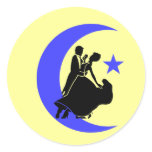 Ballroom Dancing Round Sticker
