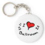 Ballroom Heart-Love Customized Gift Keychain
