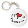 Ballroom Heart-Love Customized Gift Key Chain