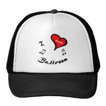 Ballroom Items - I Heart Ballroom Hat