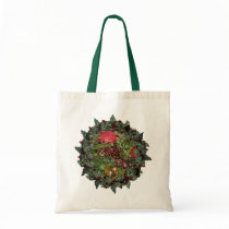 Balls Beads Wreath Christmas Holiday Tote Bag