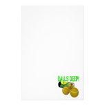 Balls Deep Custom Stationery