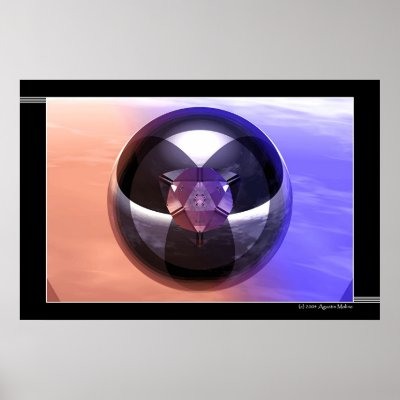 Ball's Heart Poster by Agustin_Molina