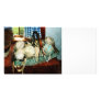 Balls of Cloth Strips in Basket Customized Photo Card