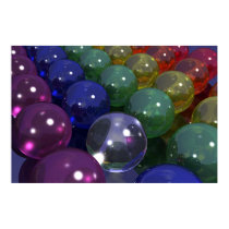 Balls On Dark posters by HaroldFredShort Balls On Dark posters
