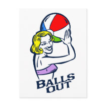 Balls Out Postcards