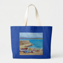 Ballycastle Harbour, County Antrim Oil Painting by Bag