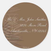 Balmy Night Return Address Sticker