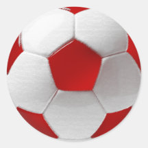 Balón de fútbol danés del fudbold de Dinamarca Pegatina Redonda