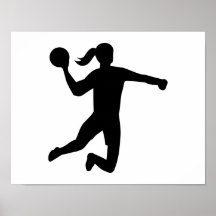 Balonmano para mujer posters