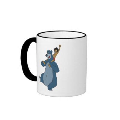 Baloo and Mowgli Disney mugs