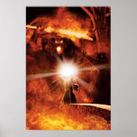 Balrog Versus Gandalf Poster