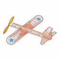 Balsa Wood Airplane embroidered shirts by ZazzleEmbroidery Balsa Wood Airplane embroidered shirts