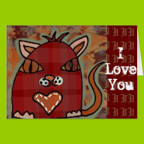 Balsam 'I Love You' card cards