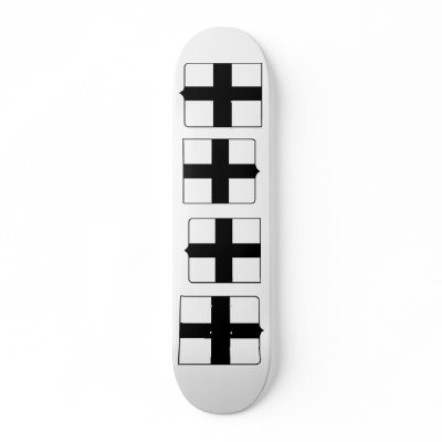 Baltic, Latvia Skateboard Deck by bestflag