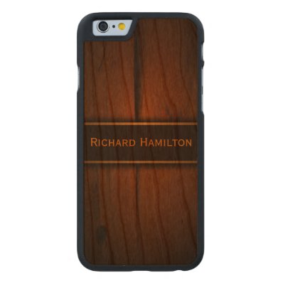Baltic Pine Wood Carved® Wooden iPhone 6 6S Cases