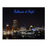 Baltimore at Night Postcards