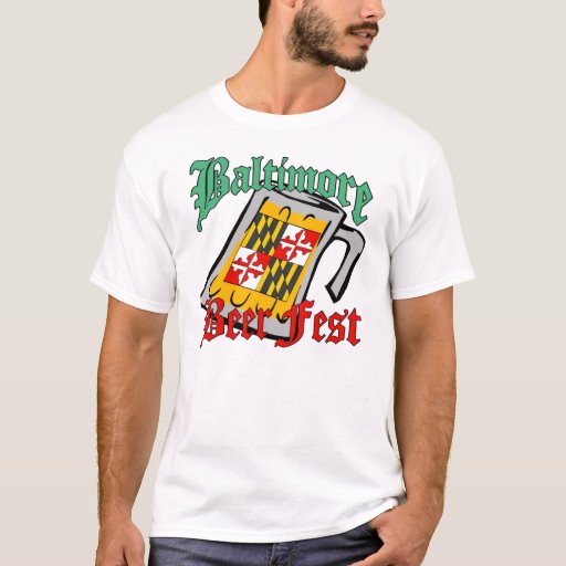 Baltimore Beer Fest Poster TShirt Zazzle
