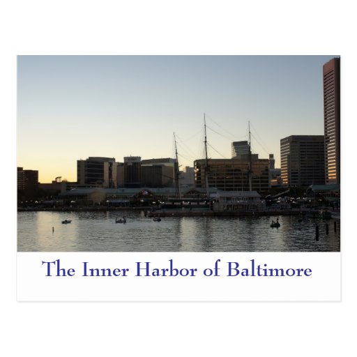 Baltimore Inner Harbor Postcards