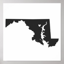 Baltimore, Maryland Love Print
