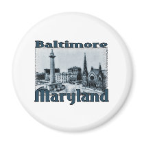 Baltimore, Maryland magnets by 2302souvenirlane Baltimore, Maryland magnets
