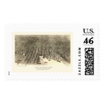 Baltimore, MD Panoramic Map - 1912 Postage Stamps