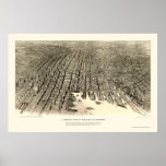 Baltimore, MD Panoramic Map - 1912 Print