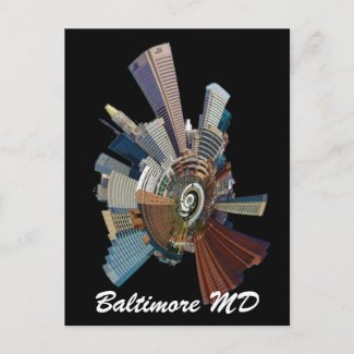 baltimore md postcard