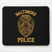 baltimore police maryland detective mousepads