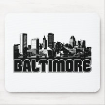 Baltimore Skyline Mouse Pads