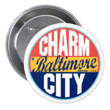 Baltimore Vintage Label Pin