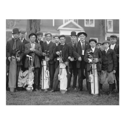 Baltusrol Caddies, early 1900s Postcards