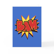 Bam-3 Greeting Cards
