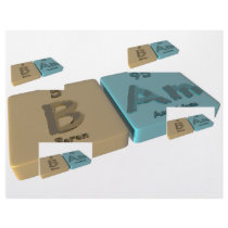 Bam as B Boron and Am Americium Personalized Letterhead