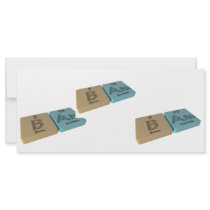 Bam as B Boron and Am Americium Rack Card Design