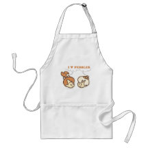 Bam Bam loves Pebbles Aprons