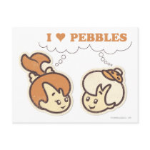 Bam Bam loves Pebbles Postcards