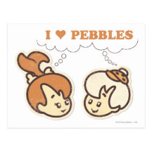 Bam Bam loves Pebbles Postcards