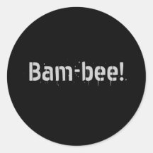 Bam-bee! warfare sticker