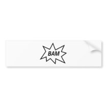 Bam! Bumper Stickers