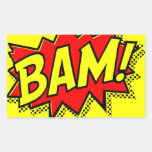 BAM COMICBOOK SOUNDS ACTIONS LOUD COMICS CARTOONS STICKER