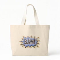 BAM! Distressed look Emeril Apron Tote Bag