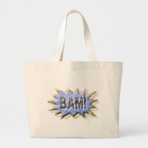 BAM! Distressed look Emeril Apron Tote Bag