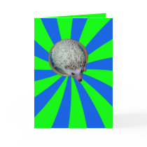 BAM! Hedgehog Greeting Card